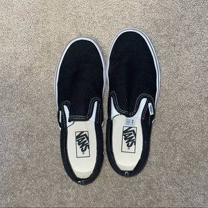 Black slip on vans